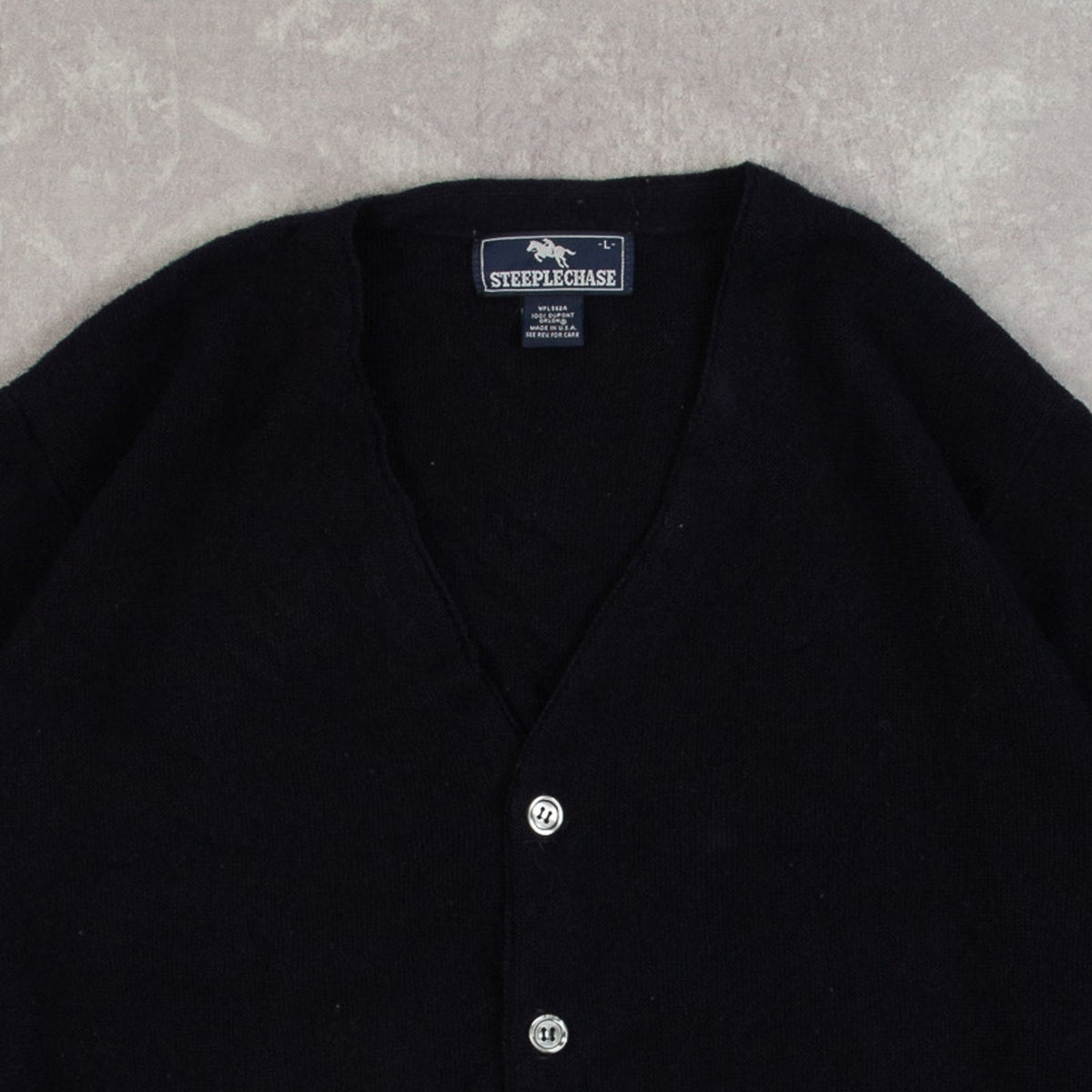 WOMEN'S VINTAGE 1990S KNITTED CARDIGAN - LARGE