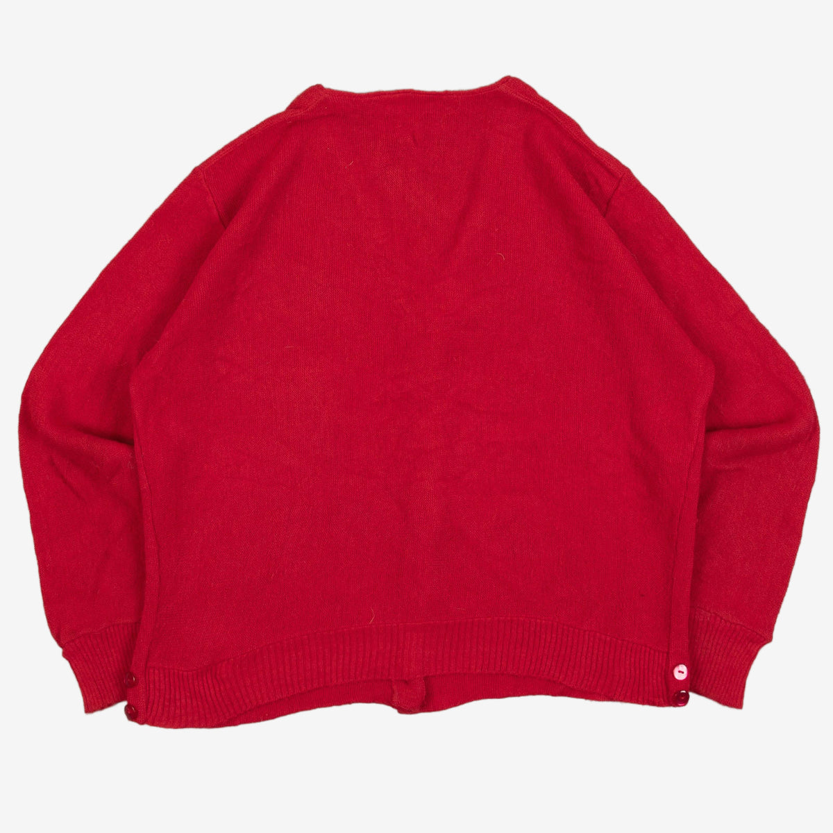 WOMEN'S VINTAGE 1980S GOLF KNITTED CARDIGAN - LARGE