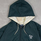 MEN'S VINTAGE 1980S HOODED PULLOVER WINDBREAKERS JACKET - MEDIUM