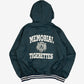 MEN'S VINTAGE 1980S HOODED PULLOVER WINDBREAKERS JACKET - MEDIUM