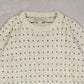 MEN'S VINTAGE 1990S STRUCTURED PATTERNED KNITTED JUMPER - LARGE