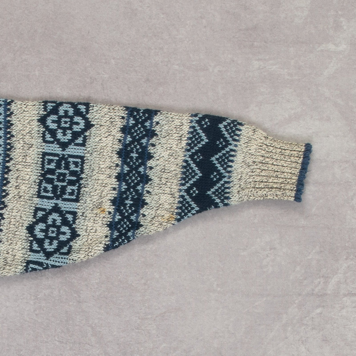 WOMEN'S VINTAGE 1980S PATTERNED KNITTED JUMPER - MEDIUM