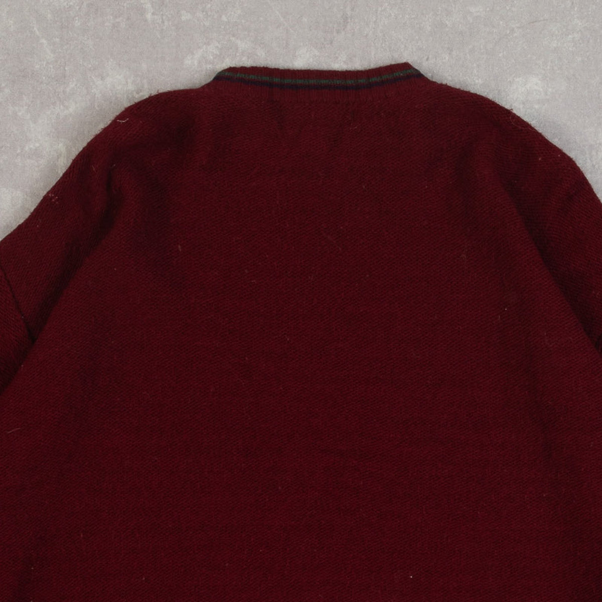 MEN'S VINTAGE 1990S PATTERNED KNITTED JUMPER - XX-LARGE