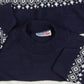 WOMEN'S VINTAGE 1980S STRIPED PATTERNED KNITTED JUMPER - X-LARGE