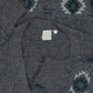 MEN'S VINTAGE 1980S STRUCTURED PATTERNED KNITTED CARDIGAN - LARGE