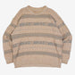 MEN'S VINTAGE 1990S STRUCTURED PATTERNED KNITTED JUMPER - LARGE