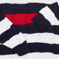 MEN'S VINTAGE 1990S STRIPED STRUCTURED KNITTED JUMPER - LARGE