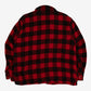 MEN'S VINTAGE 1980S CHECKED WOOL SHIRT JACKET - MEDIUM