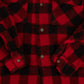 MEN'S VINTAGE 1980S CHECKED WOOL SHIRT JACKET - MEDIUM