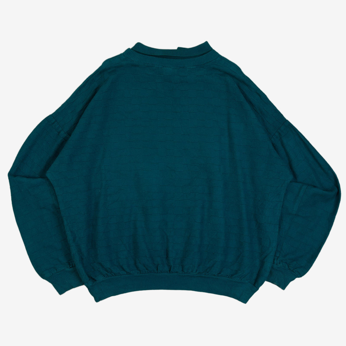 MEN'S VINTAGE 1990S FLAGSHIP STRUCTURED COLLARED SWEATSHIRT - XX-LARGE