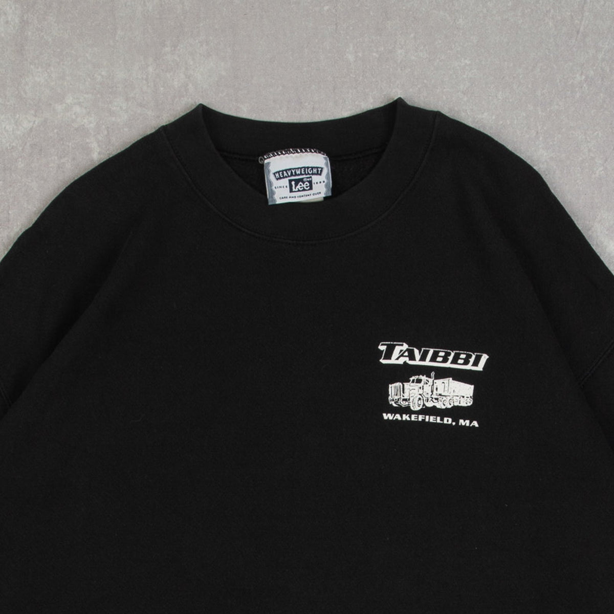 MEN'S VINTAGE 1990S LEE TAIBBI MASSACHUSETTS SWEATSHIRT - LARGE