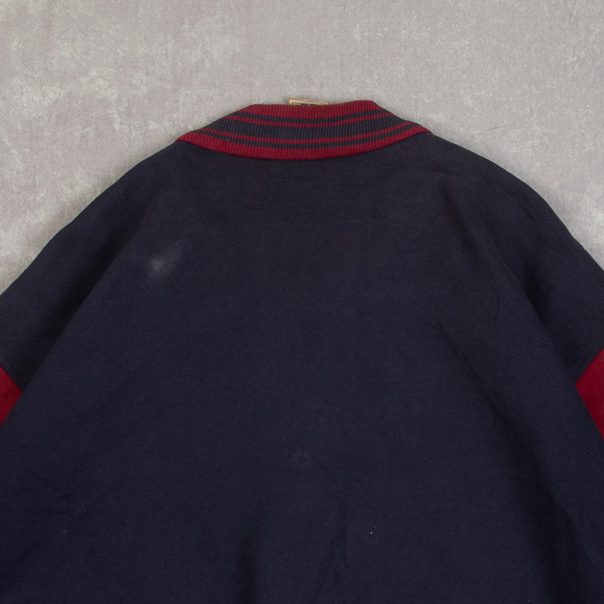 MEN'S VINTAGE 1980S CISCO VARSITY BOMBER SWEATSHIRT - X-LARGE