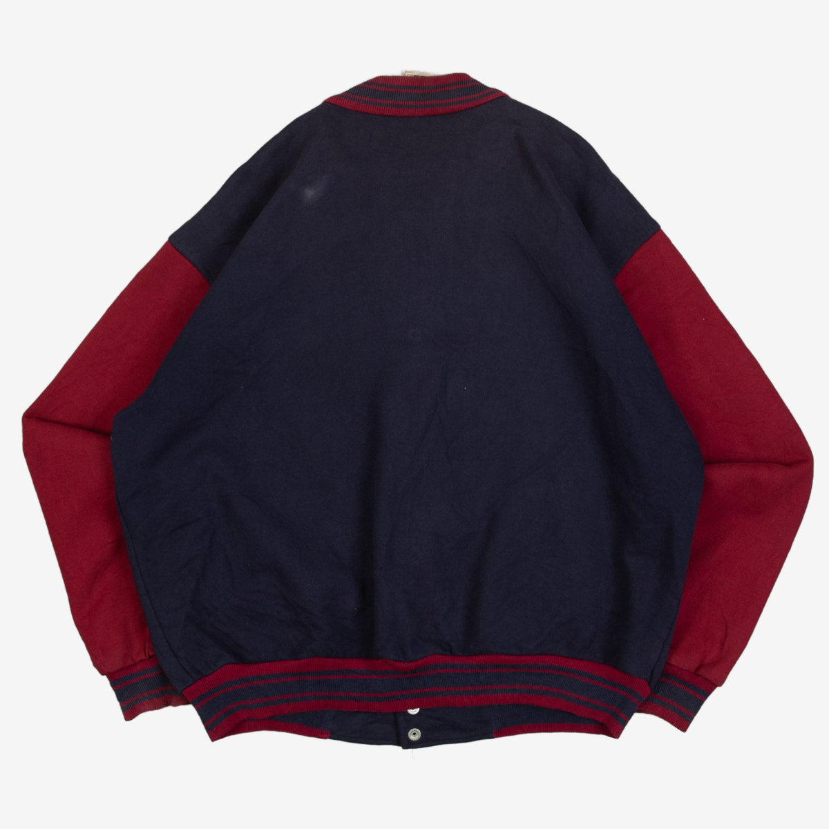 MEN'S VINTAGE 1980S CISCO VARSITY BOMBER SWEATSHIRT - X-LARGE