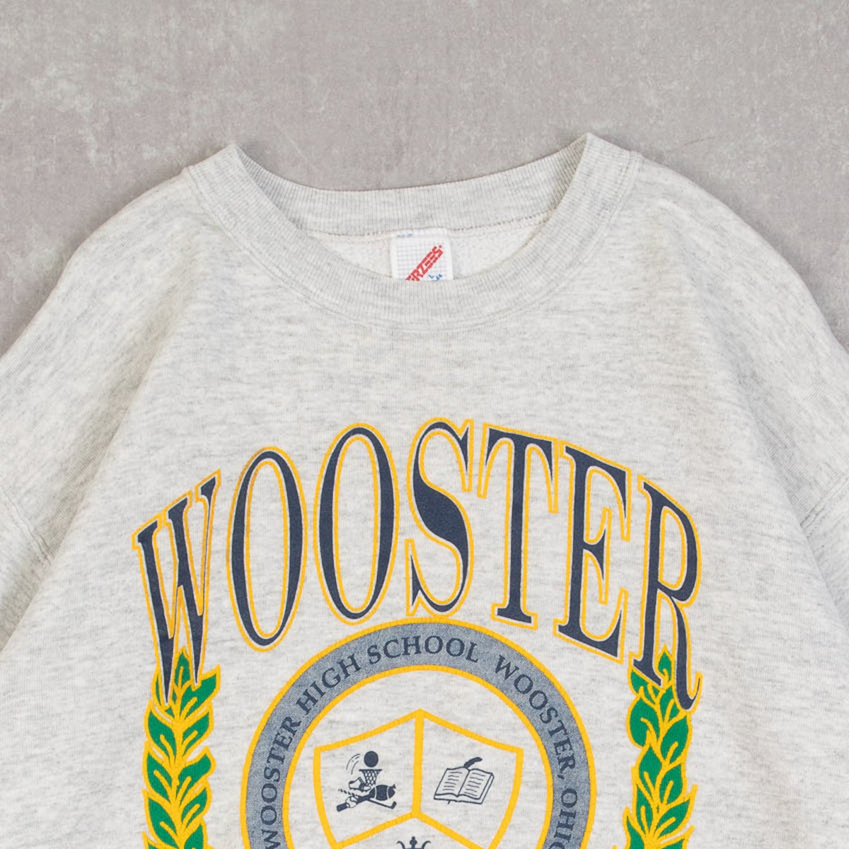 MEN'S VINTAGE 1980S WOOSTER HIGH SCHOOL SWEATSHIRT - LARGE