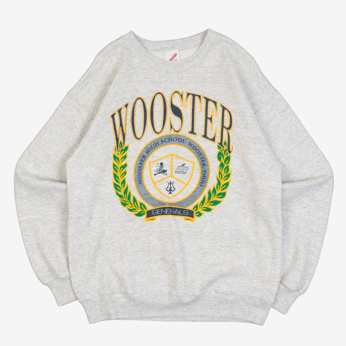 MEN'S VINTAGE 1980S WOOSTER HIGH SCHOOL SWEATSHIRT - LARGE