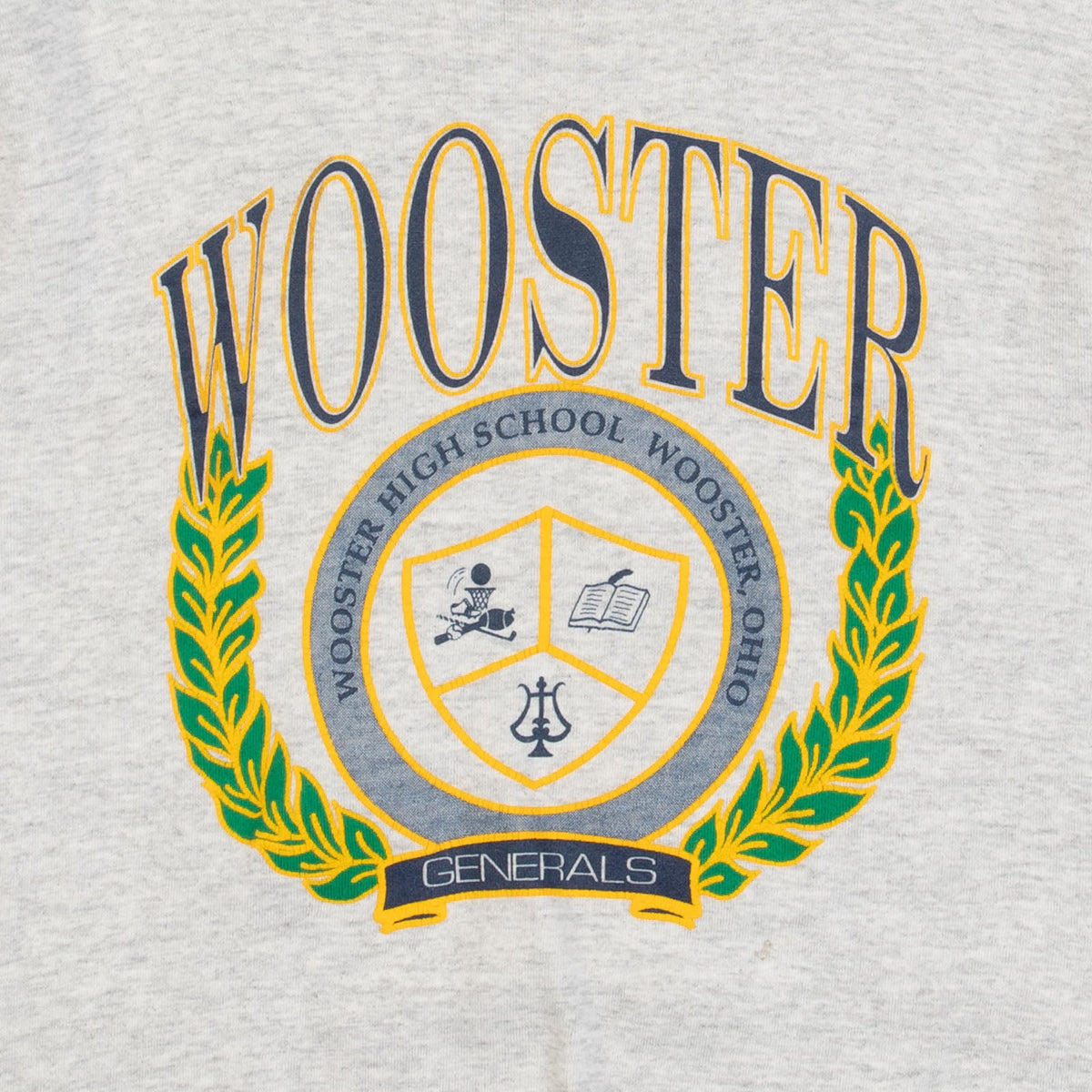 MEN'S VINTAGE 1980S WOOSTER HIGH SCHOOL SWEATSHIRT - LARGE