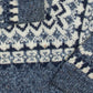 MEN'S VINTAGE 1990S PATTERNED KNITTED JUMPER - LARGE