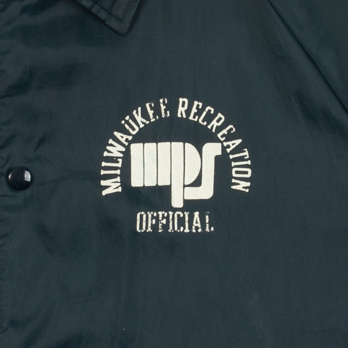 MEN'S VINTAGE 1980S MILWAUKEE RECREATION COACH JACKET - X-LARGE