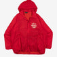 MEN'S VINTAGE 1980S CHAMPION UNLV FOOTBALL FLEECE LINED COACH JACKET - LARGE