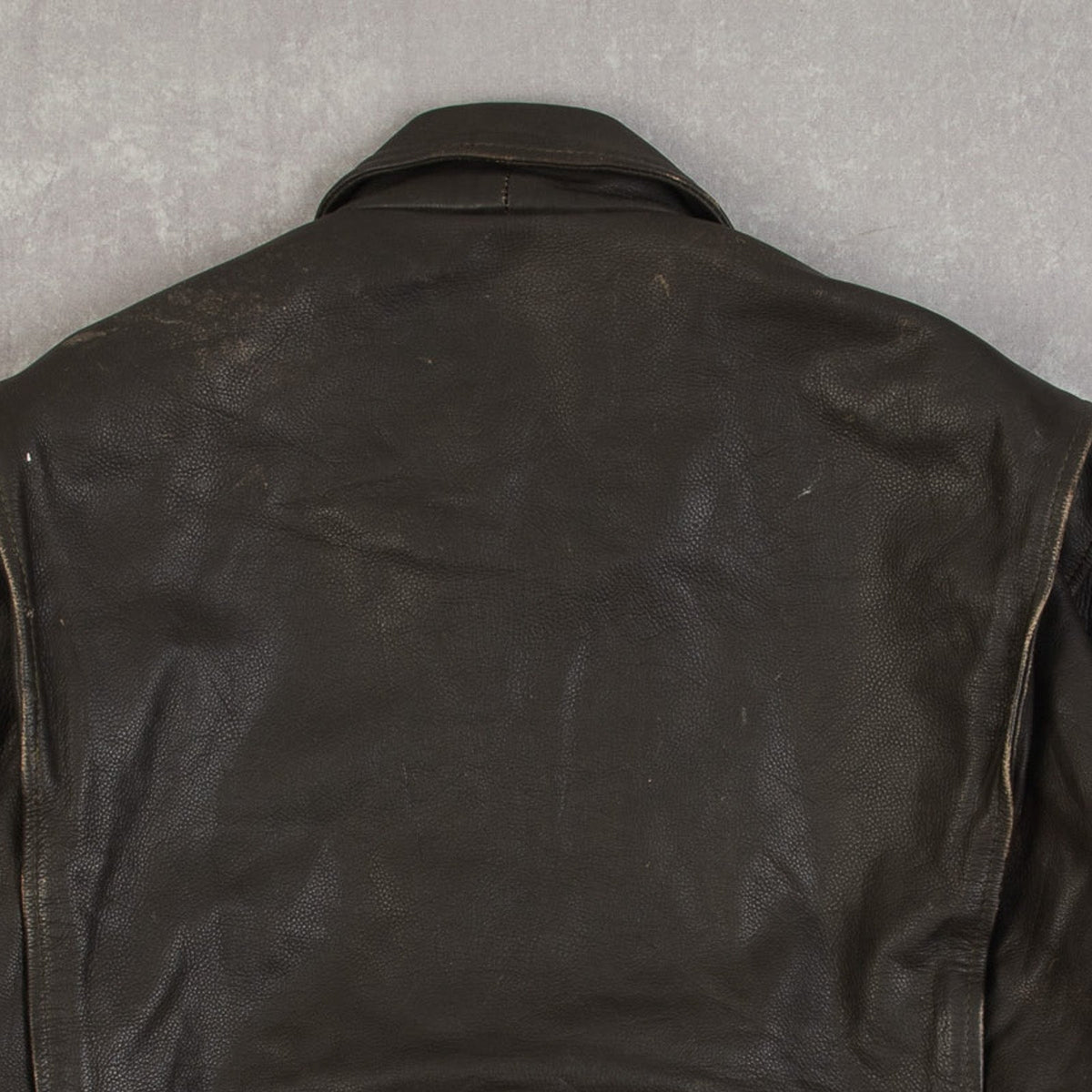 MEN'S VINTAGE 1980S G-2 LEATHER FLIGHT JACKET - LARGE