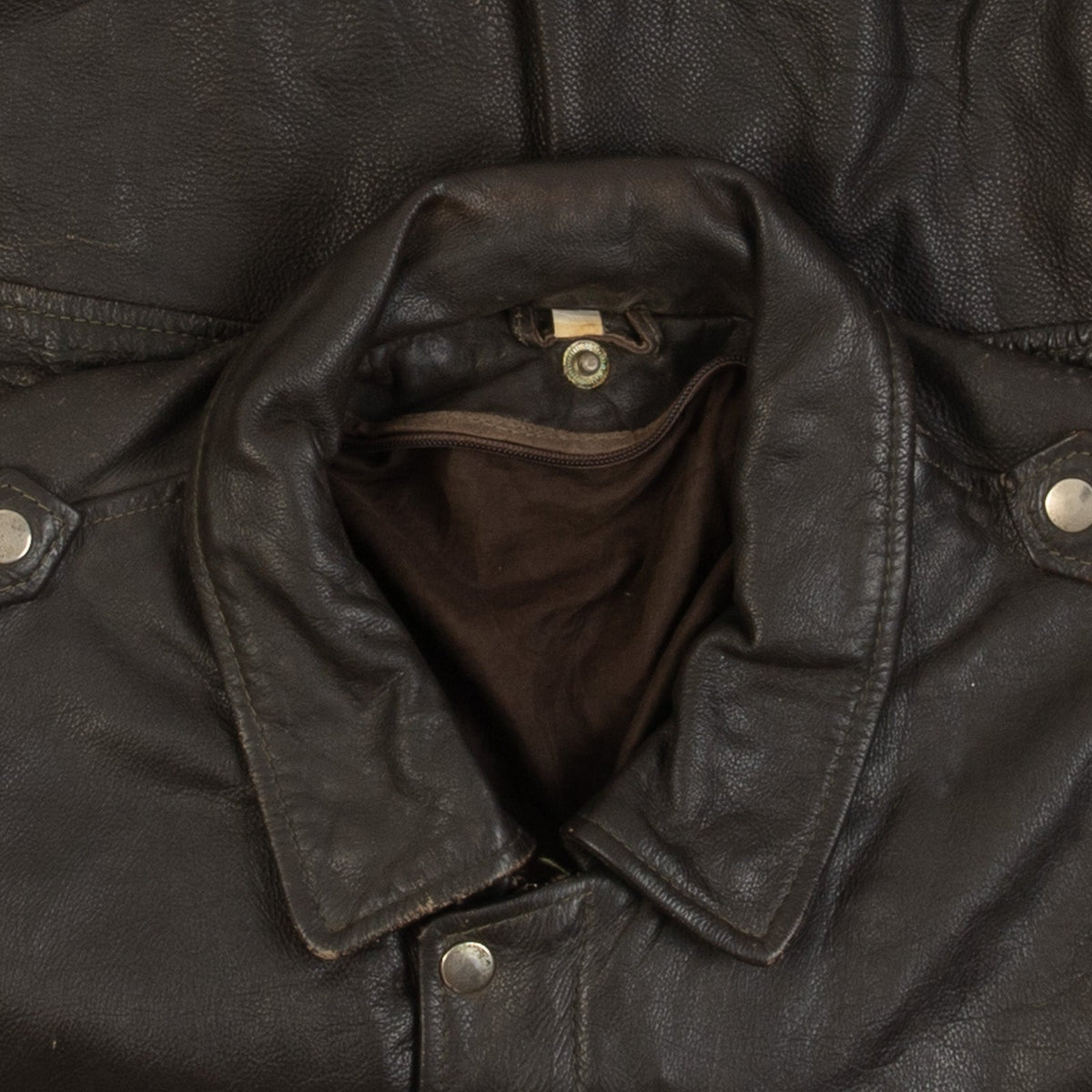 MEN'S VINTAGE 1980S G-2 LEATHER FLIGHT JACKET - LARGE