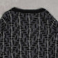 MEN'S VINTAGE 1990S PATTERNED KNITTED JUMPER - LARGE