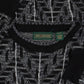 MEN'S VINTAGE 1990S PATTERNED KNITTED JUMPER - LARGE