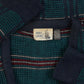 MEN'S VINTAGE 1990S CHECKED KNITTED CARDIGAN - SMALL