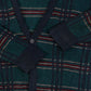 MEN'S VINTAGE 1990S CHECKED KNITTED CARDIGAN - SMALL