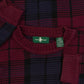 MEN'S VINTAGE 1990S CHECKED KNITTED JUMPER - LARGE