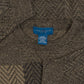 MEN'S VINTAGE 1990S CHECKERBOARD PATTERNED KNITTED JUMPER - X-LARGE