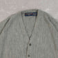 MEN'S VINTAGE 1990S KNITTED CARDIGAN - X-LARGE