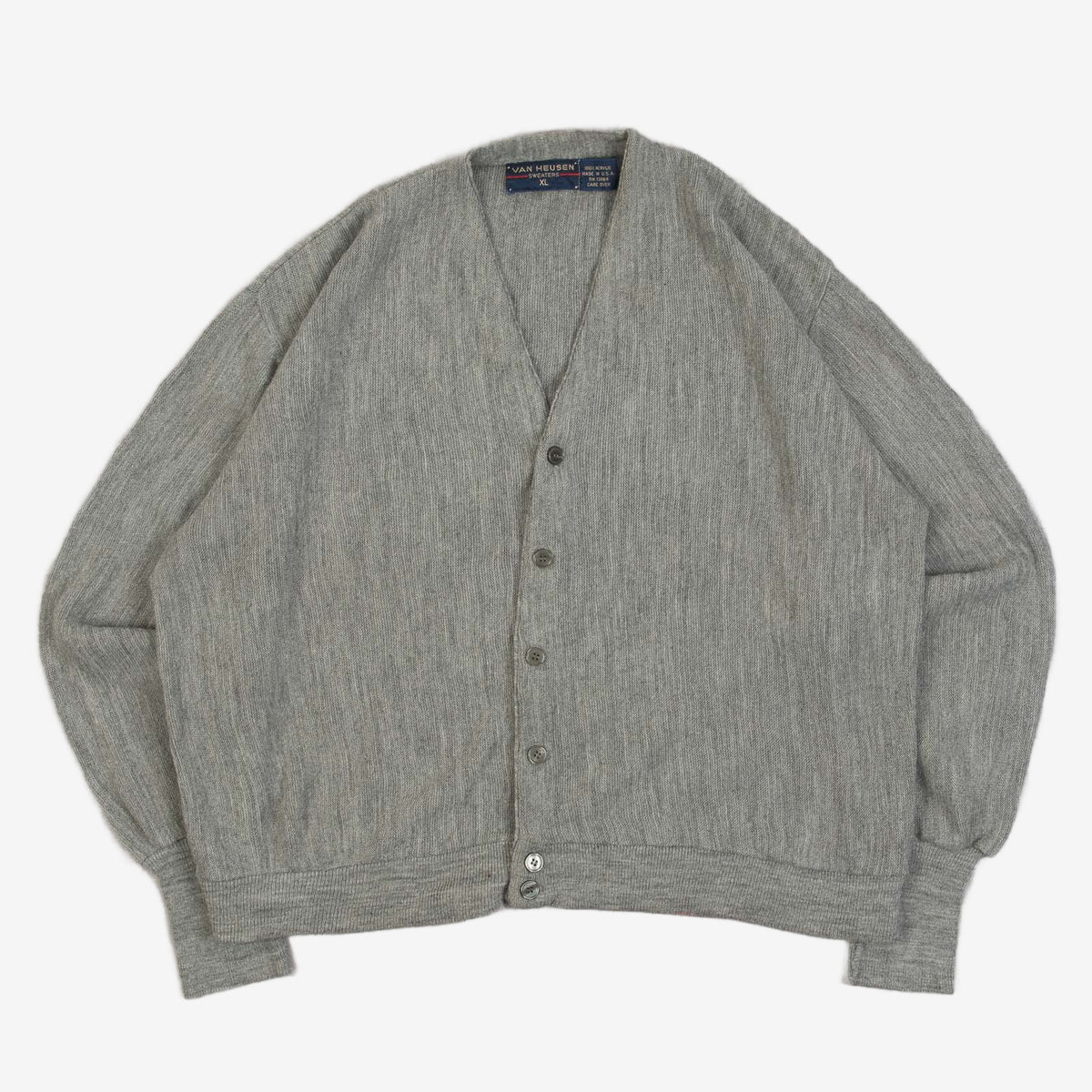 MEN'S VINTAGE 1990S KNITTED CARDIGAN - X-LARGE