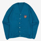MEN'S VINTAGE 1990S USA KNITTED CARDIGAN - SMALL