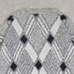 MEN'S VINTAGE 1980S STRUCTURED PATTERNED KNITTED JUMPER - X-LARGE