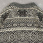 WOMEN'S VINTAGE 1980S PATTERNED KNITTED JUMPER - LARGE
