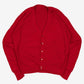 MEN'S VINTAGE 1980S KNITTED CARDIGAN - X-LARGE