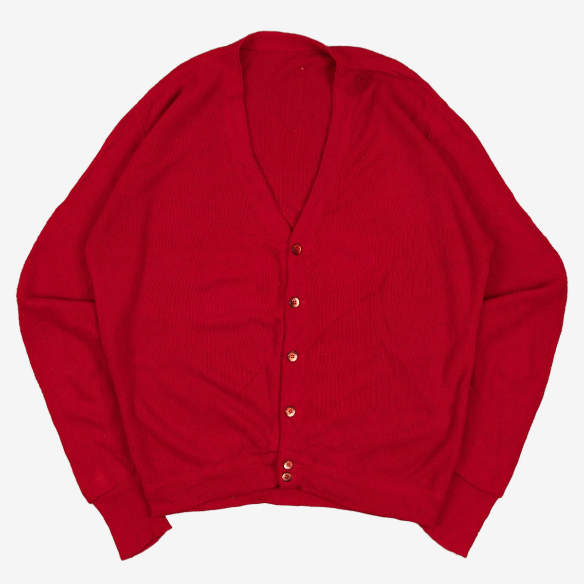 MEN'S VINTAGE 1980S KNITTED CARDIGAN - X-LARGE