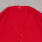 MEN'S VINTAGE 1980S KNITTED CARDIGAN - X-LARGE