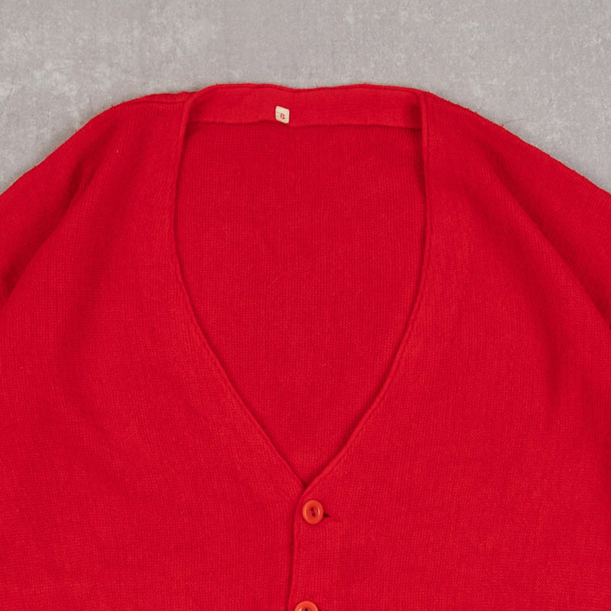 MEN'S VINTAGE 1980S KNITTED CARDIGAN - X-LARGE