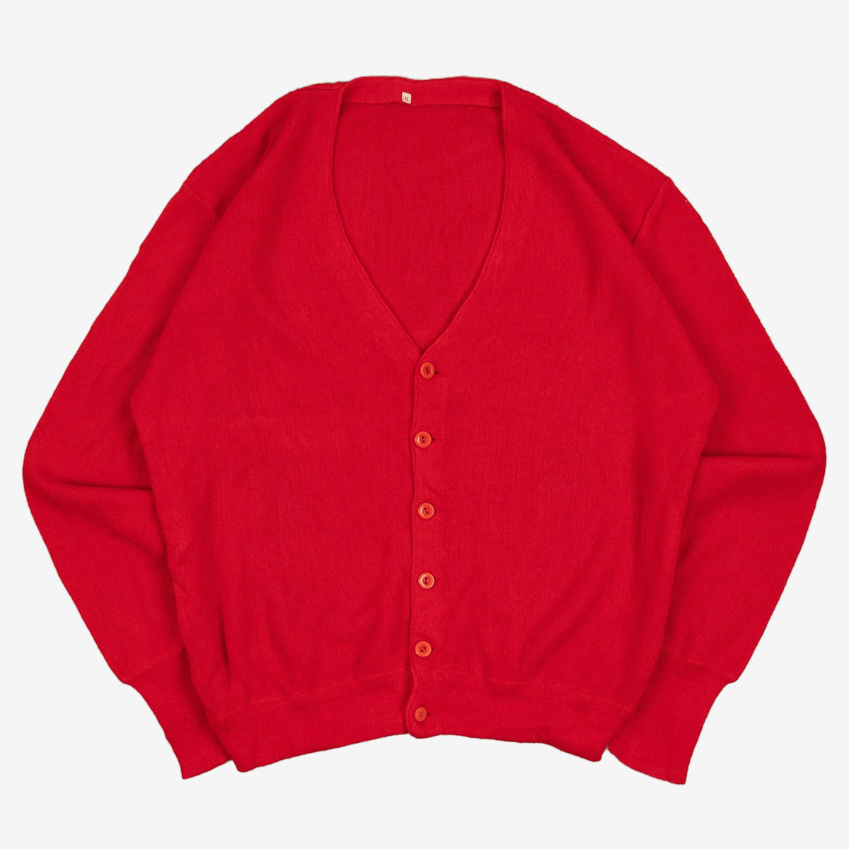 MEN'S VINTAGE 1980S KNITTED CARDIGAN - X-LARGE