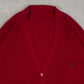 MEN'S VINTAGE 1980S KNITTED CARDIGAN - XX-LARGE