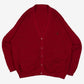 MEN'S VINTAGE 1980S KNITTED CARDIGAN - XX-LARGE