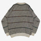 MEN'S VINTAGE 1980S PATTERNED KNITTED JUMPER - LARGE