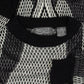 MEN'S VINTAGE 1990S PATTERNED LEATHER PATCH KNITTED JUMPER - X-LARGE