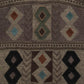 MEN'S VINTAGE 1980S FELT PATCH PATTERNED KNITTE JUMPER - MEDIUM