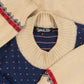 MEN'S VINTAGE 1990S PATTERNED KNITTED JUMPER - SMALL