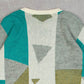 WOMEN'S VINTAGE 1980S PATTERNED KNITTED JUMPER - 14