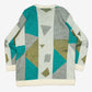 WOMEN'S VINTAGE 1980S PATTERNED KNITTED JUMPER - 14