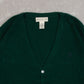 MEN'S VINTAGE 1990S KNITTED CARDIGAN - MEDIUM